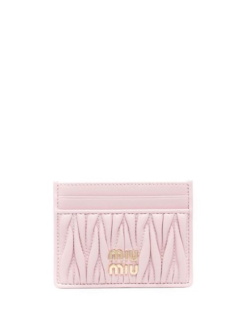 Matelassé nappa leather card holder Miu Miu | 5MC076S-OOO2FPPF0E18